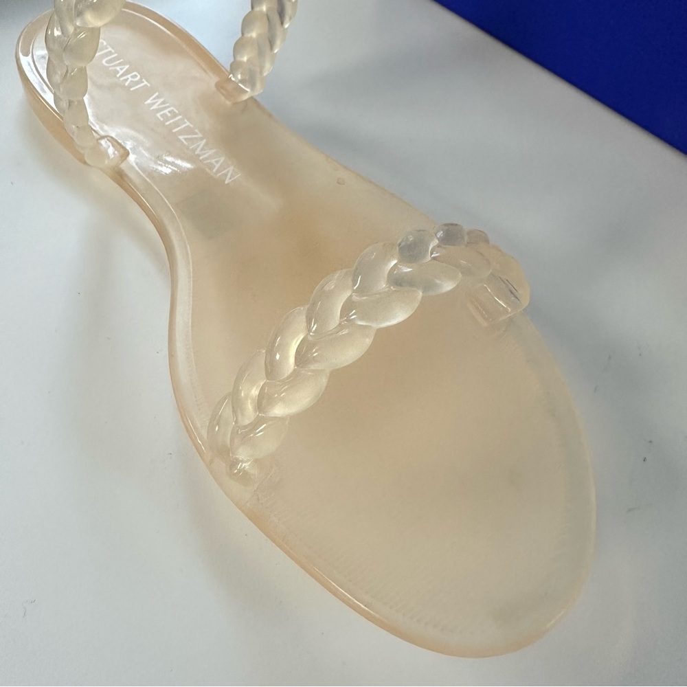 Stuart Weitzman Clear Braided Sandals - Picture 16 of 16